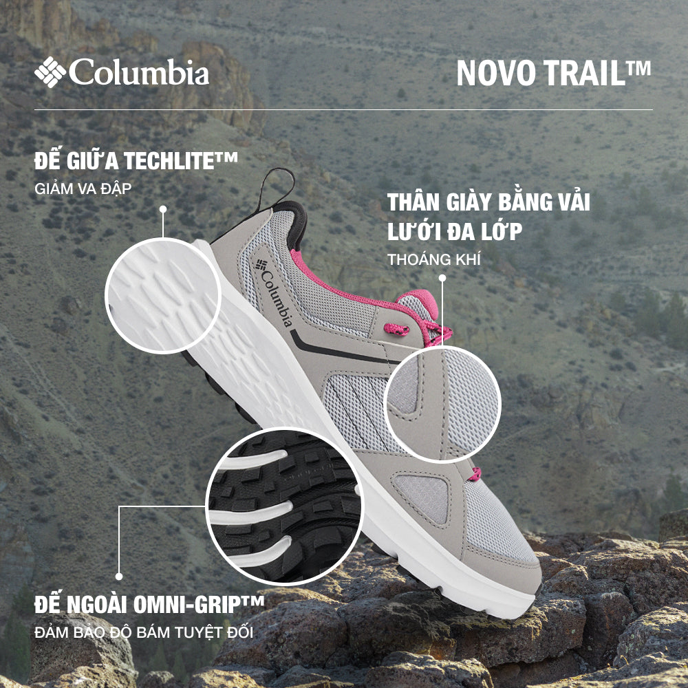 Giày Leo Núi Nữ Columbia Novo Trail™ - Xám - Supersports Vietnam