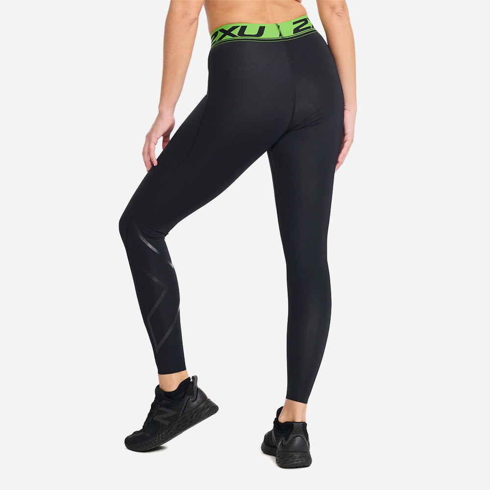 Quần Dài Bó Cơ Nữ 2XU Refresh Recovery Compression - Đen - Supersports Vietnam