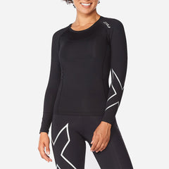 Women's 2XU Core Compression T-Shirt - Black