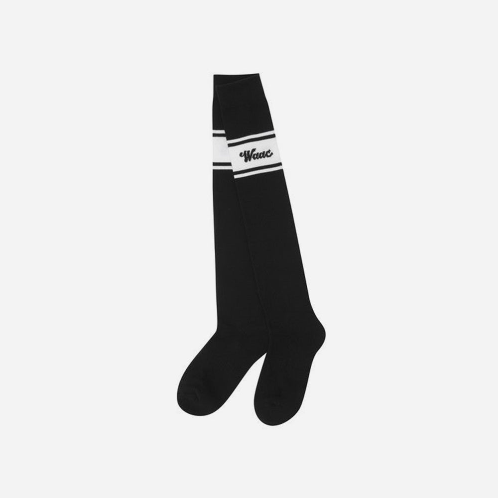 Vớ Golf Nữ Waac Logo Over Knee - Đen - Supersports Vietnam