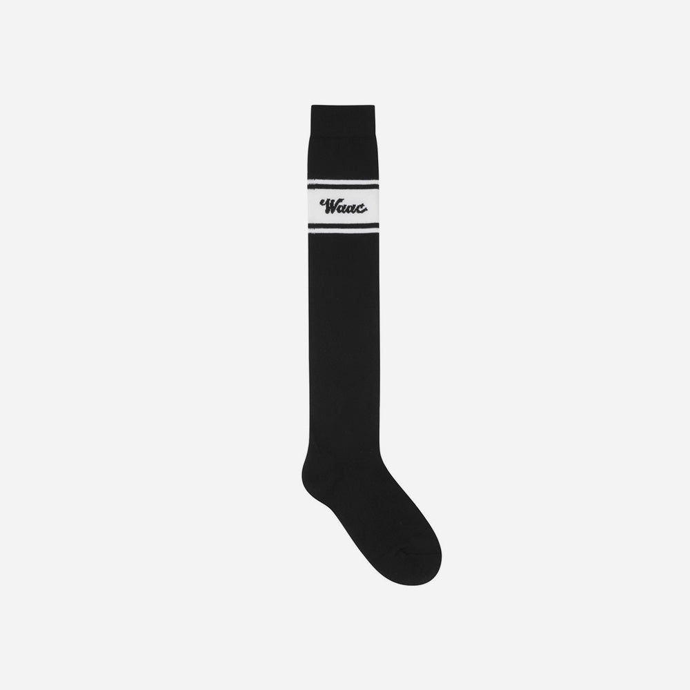 Vớ Golf Nữ Waac Logo Over Knee - Đen - Supersports Vietnam