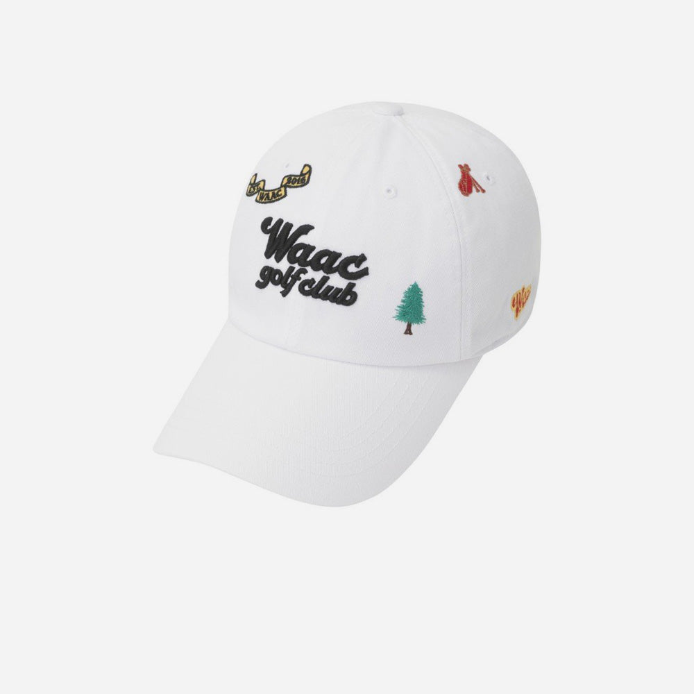 Mũ Golf Nữ Waac Embroidery - Trắng - Supersports Vietnam