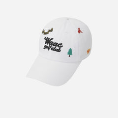 Mũ Golf Nữ Waac Embroidery - Trắng - Supersports Vietnam