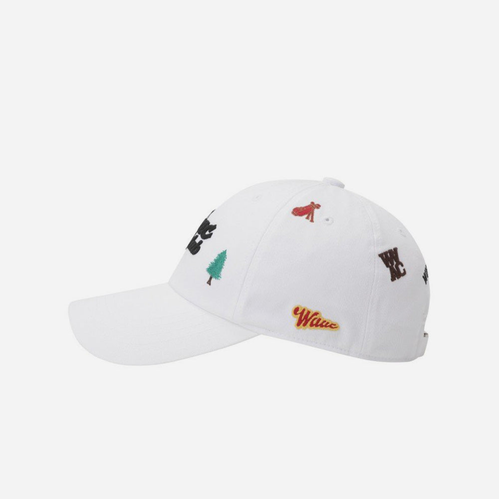 Mũ Golf Nữ Waac Embroidery - Trắng - Supersports Vietnam