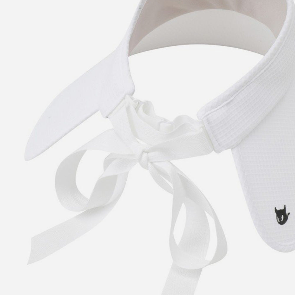 Mũ Golf Nữ Waac Ribbon Wide - Trắng - Supersports Vietnam