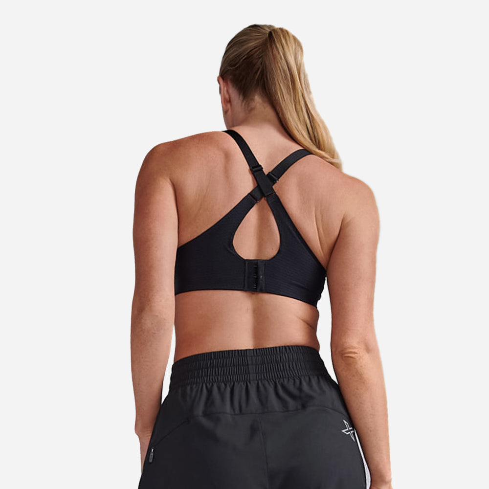 Áo Bra Nữ 2XU Aero Medium Impact - Đen - Supersports Vietnam