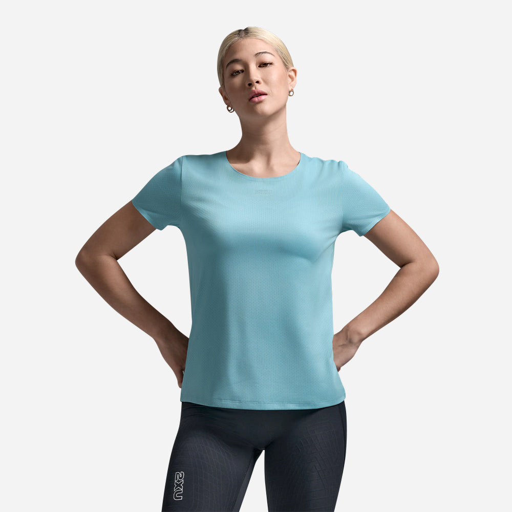 Áo Thun Nữ 2XU Light Speed Tech - Xanh Dương - Supersports Vietnam