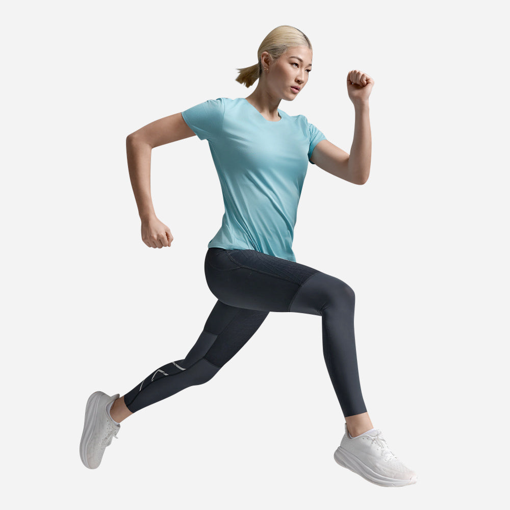 Áo Thun Nữ 2XU Light Speed Tech - Xanh Dương - Supersports Vietnam