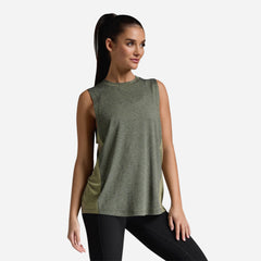 Women's 2XU Motion Sport Mesh Tank - Army Green