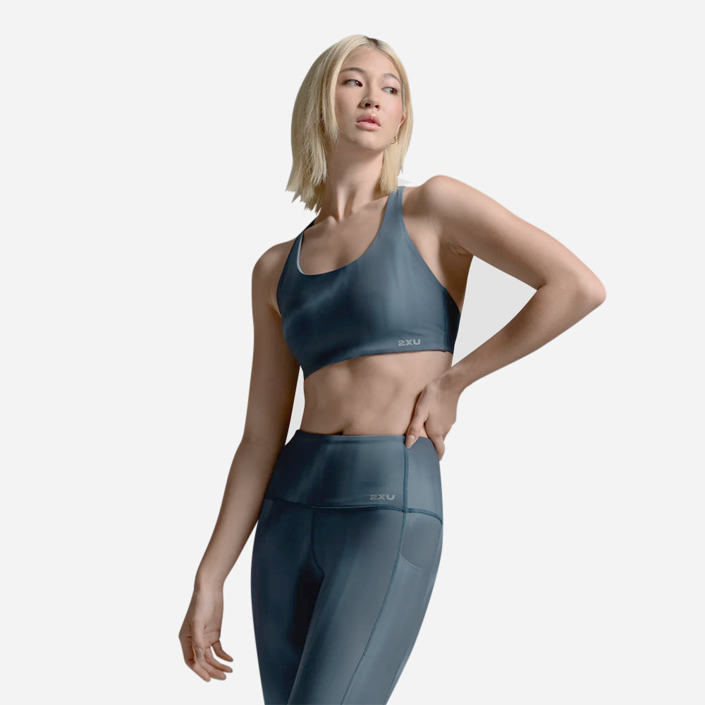Áo Bra Thể Thao Nữ 2XU Form Strappy Low Impact - Xanh Navy - Supersports Vietnam