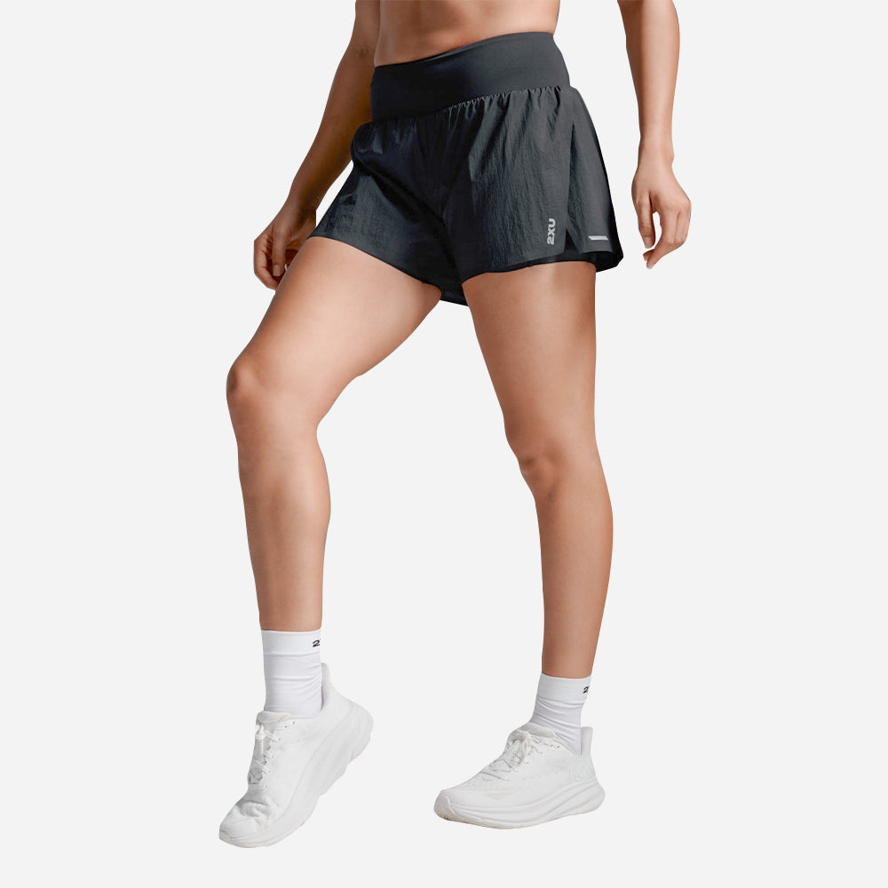 Quần Ngắn Thể Thao Nữ 2XU Aero Hi-Rise2-In-1 3 Inch - Đen - Supersports Vietnam