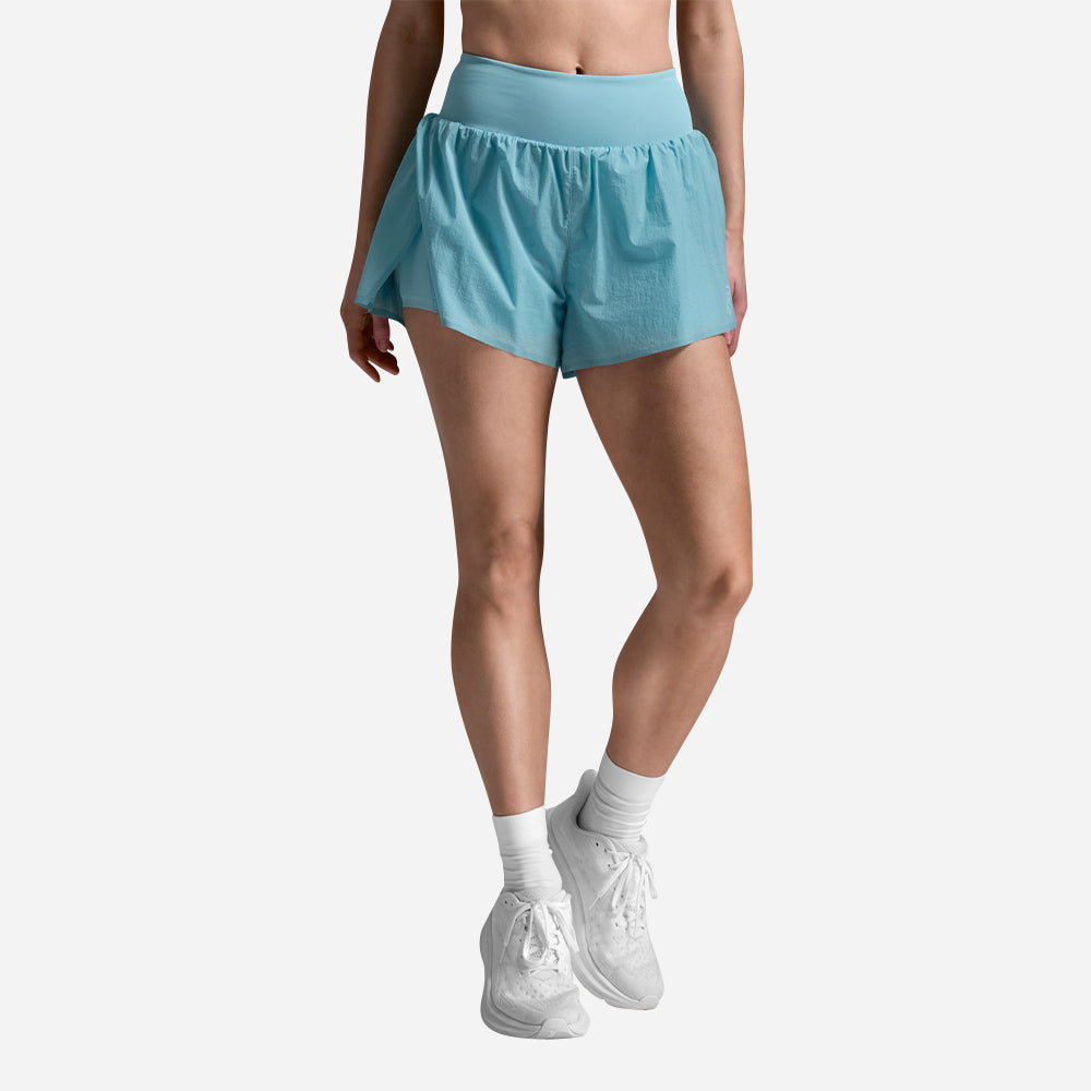 Quần Ngắn Thể Thao Nữ 2XU Aero Hi-Rise2-In-1 3Inch - Xanh Dương - Supersports Vietnam