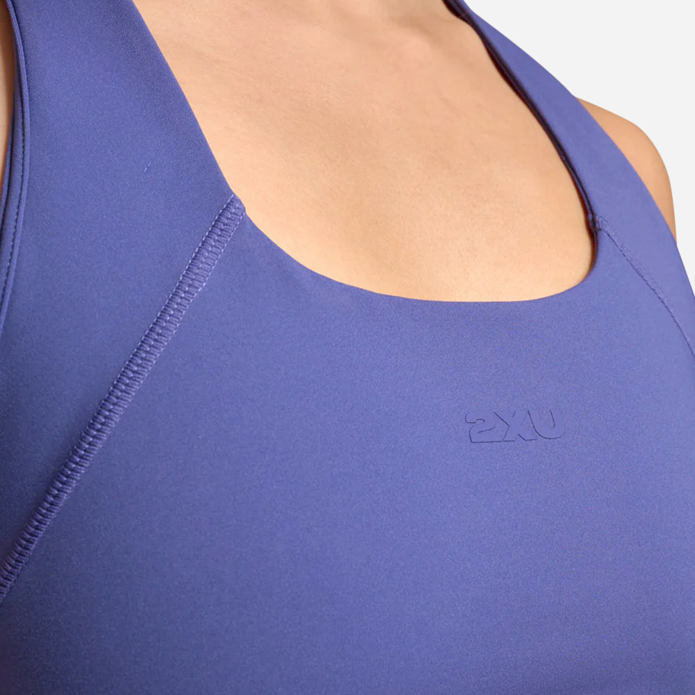Áo Bra Thể Thao Nữ 2XU Form Racerback Medium Impact - Xanh Dương - Supersports Vietnam