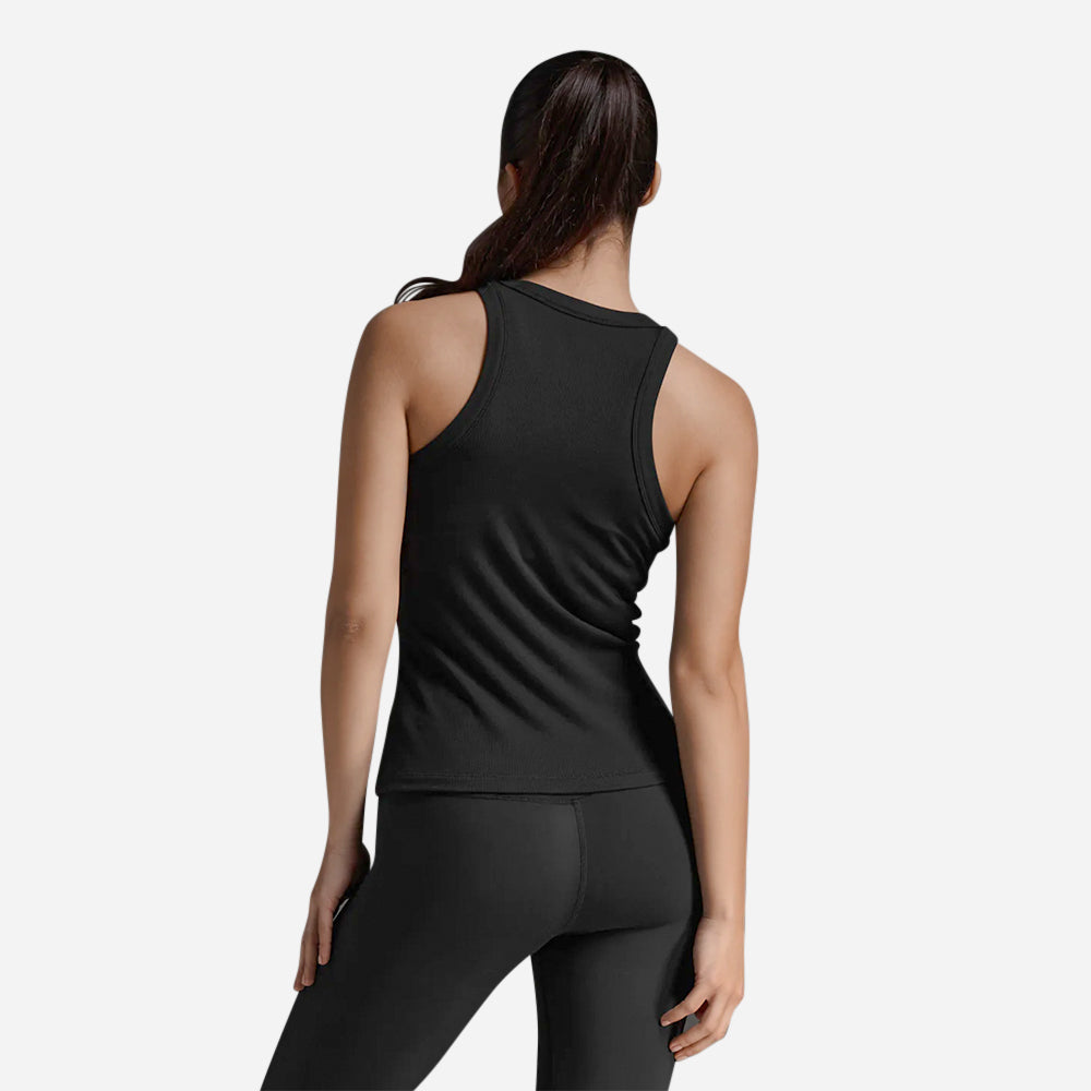 Áo Ba Lỗ Nữ 2XU Fluid Ribbed - Đen - Supersports Vietnam