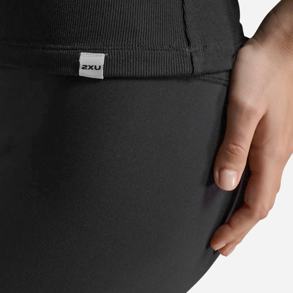 Áo Ba Lỗ Nữ 2XU Fluid Ribbed - Đen - Supersports Vietnam
