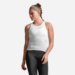 Áo Ba Lỗ Nữ 2XU Fluid Ribbed - Trắng