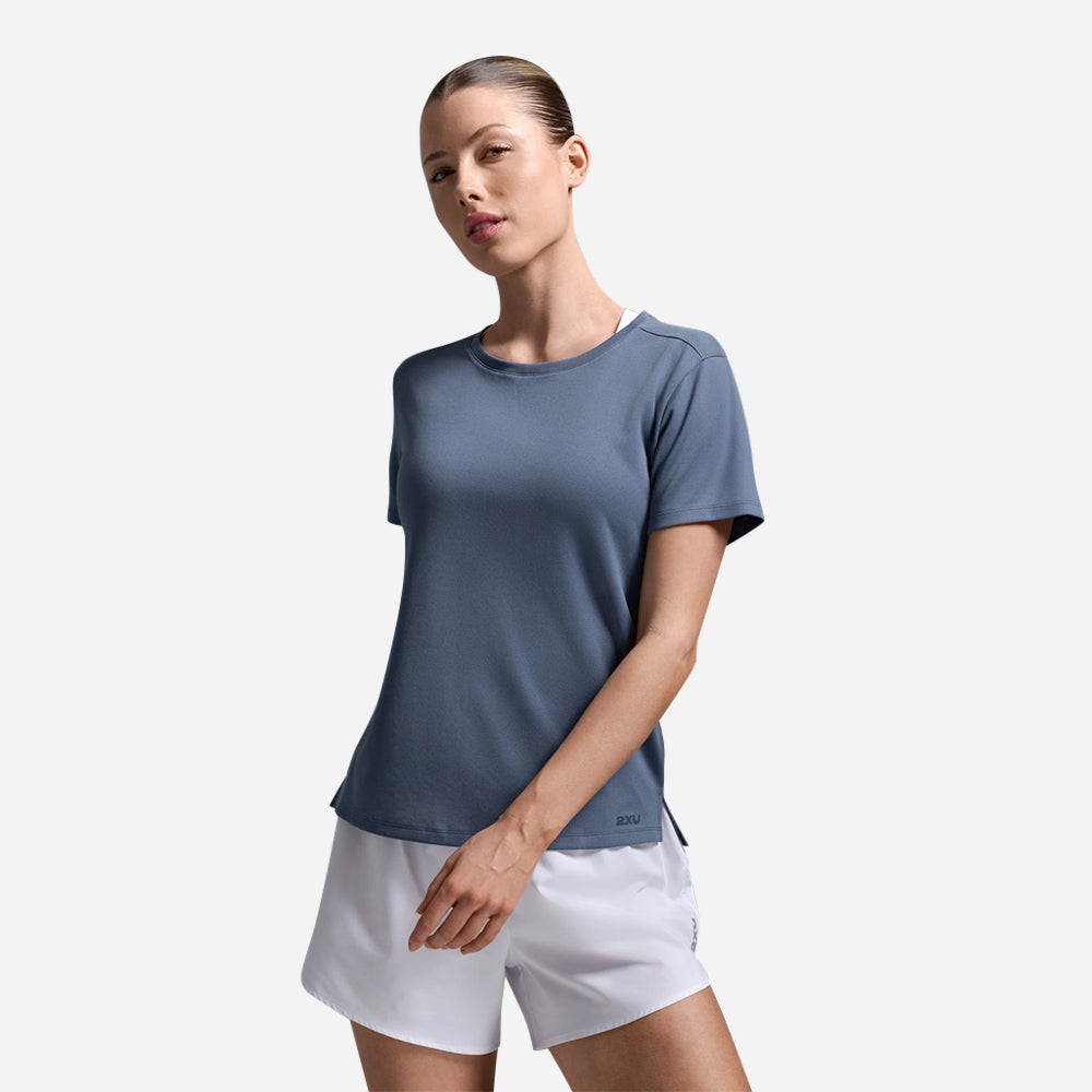 Áo Thun Nữ 2XU Aero Mesh - Xanh Dương - Supersports Vietnam