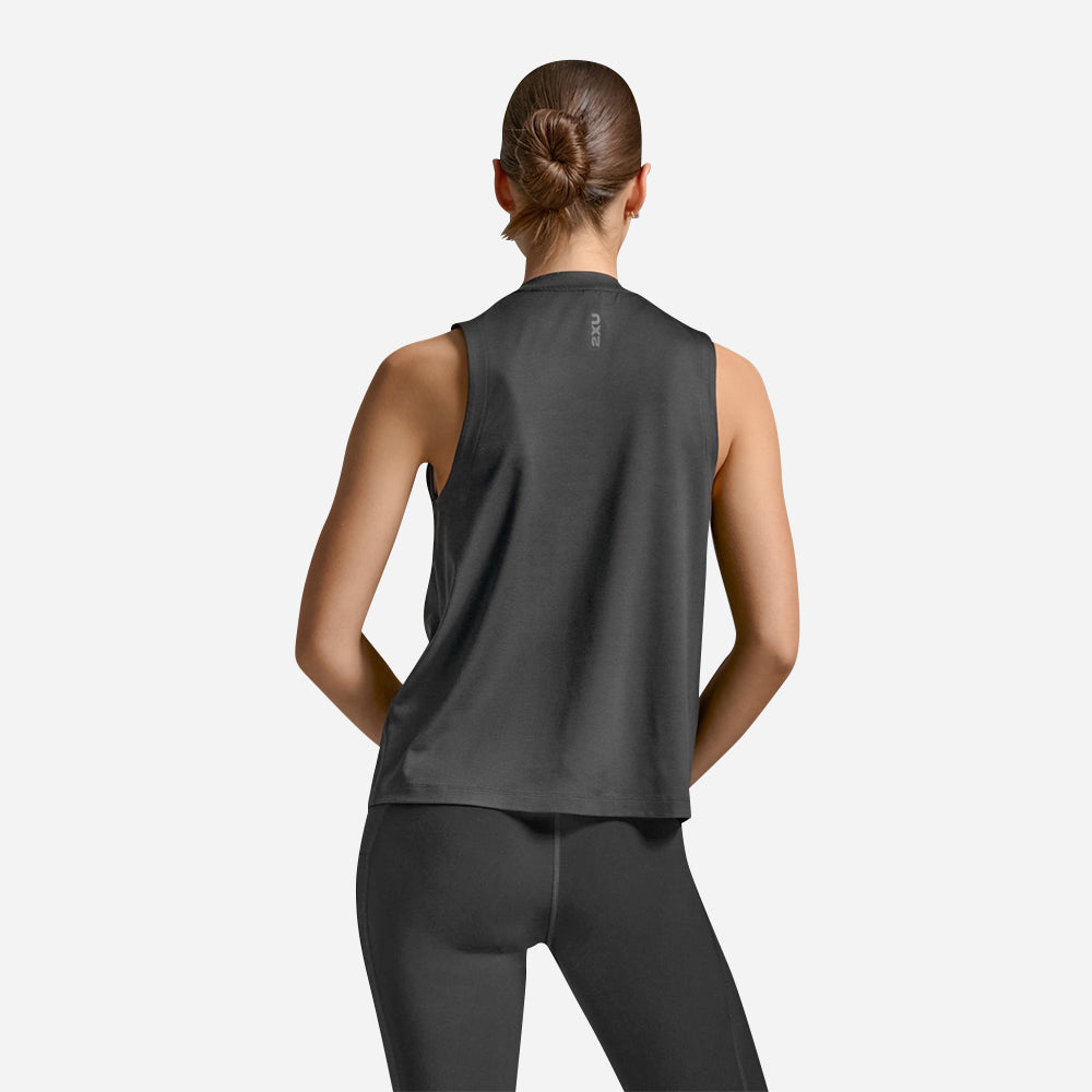 Áo Ba Lỗ Nữ 2XU Form Soft Jersey - Đen - Supersports Vietnam