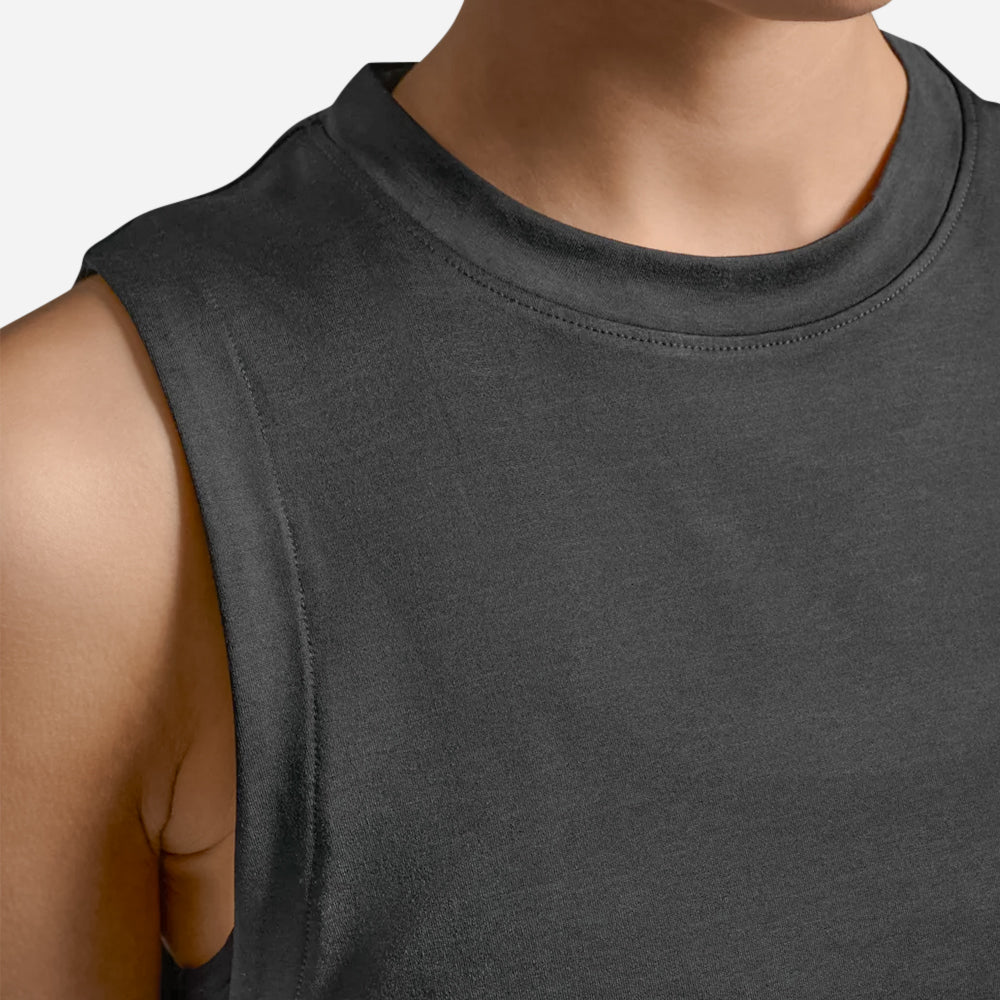 Áo Ba Lỗ Nữ 2XU Form Soft Jersey - Đen - Supersports Vietnam