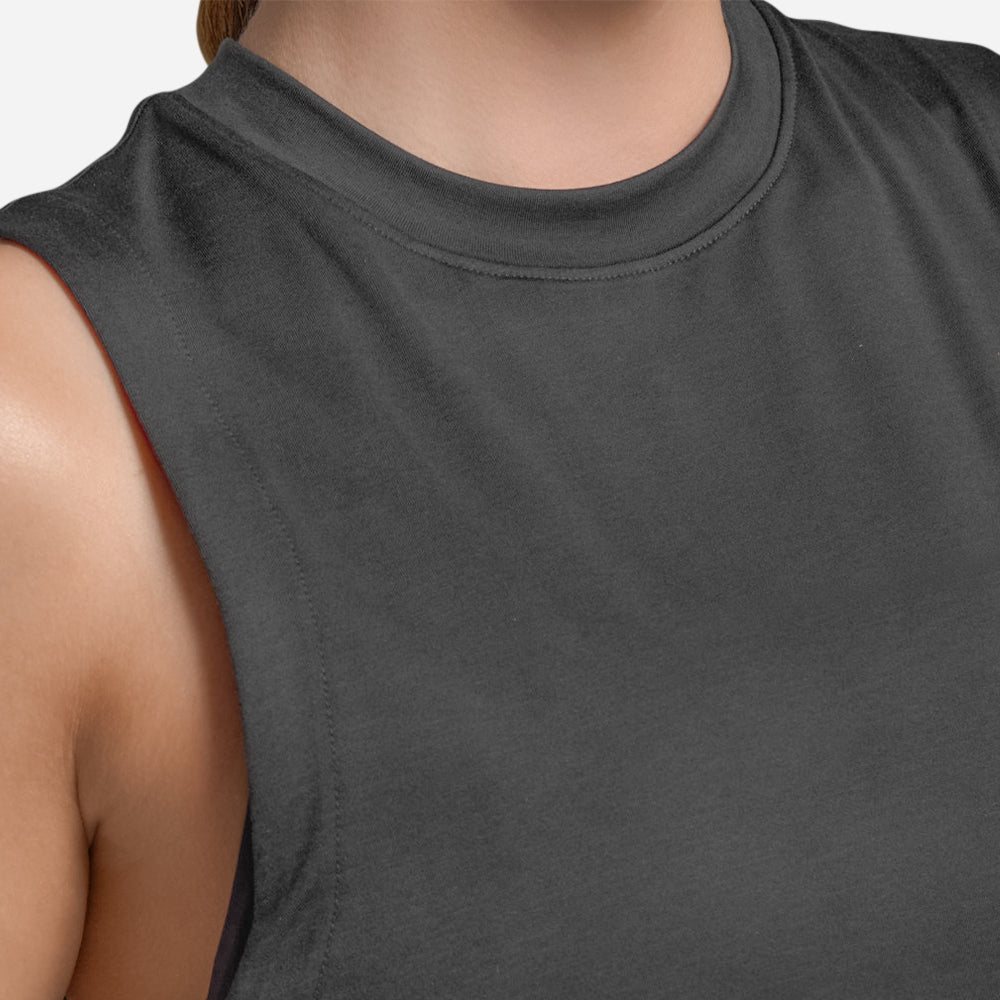 Áo Ba Lỗ Nữ 2XU Form Soft Jersey - Đen - Supersports Vietnam