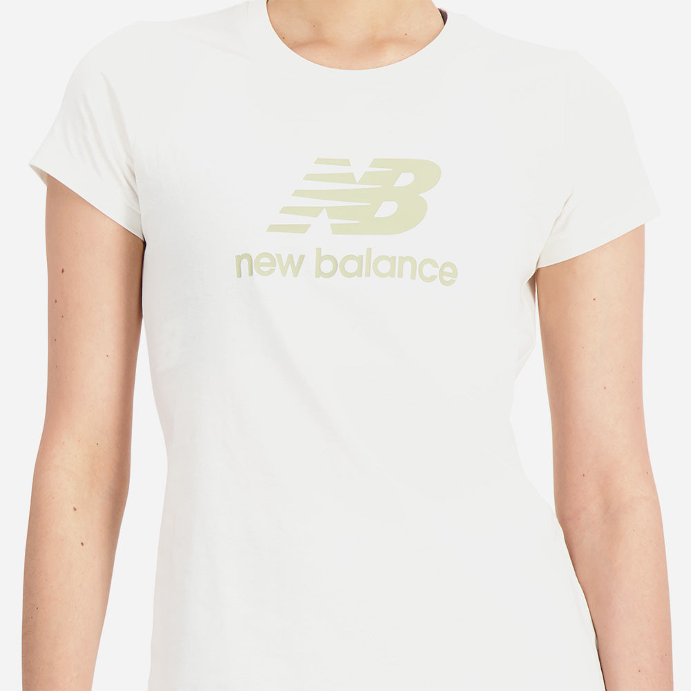 Áo Thun Nữ New Balance Essentials Stacked Logo - Supersports Vietnam