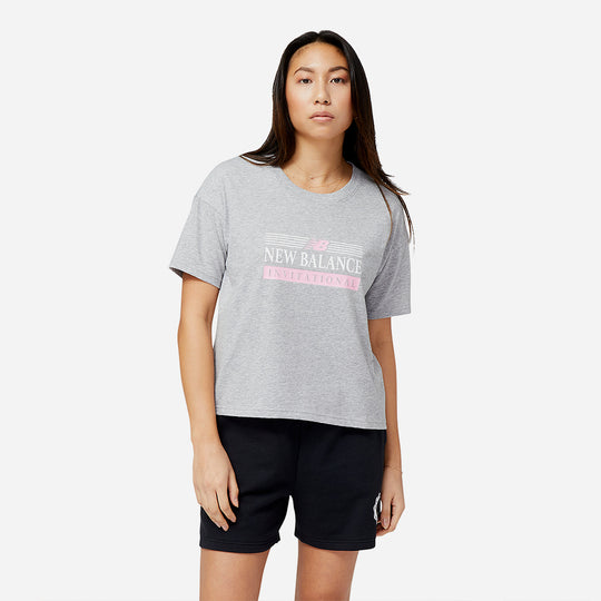 Women's New Balance Sport Core T-Shirt - Gray