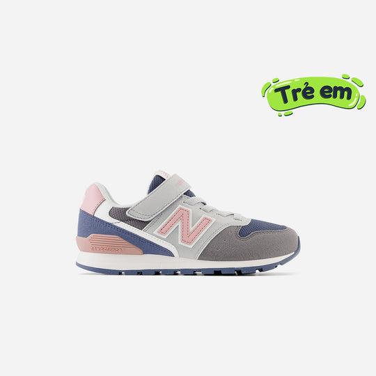Kids' New Balance 996 Bungee Lace With Top Strap / Yv996V3 Sneakers - Gray