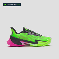 curry green and pink shoes