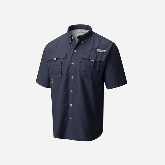 Men's Columbia Bahama™ II Shortsleeve Shirt - Navy
