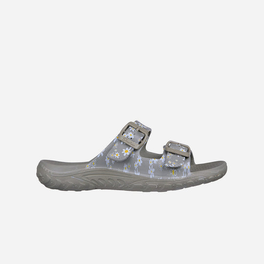 Women's Skechers Foamies Slides - Gray