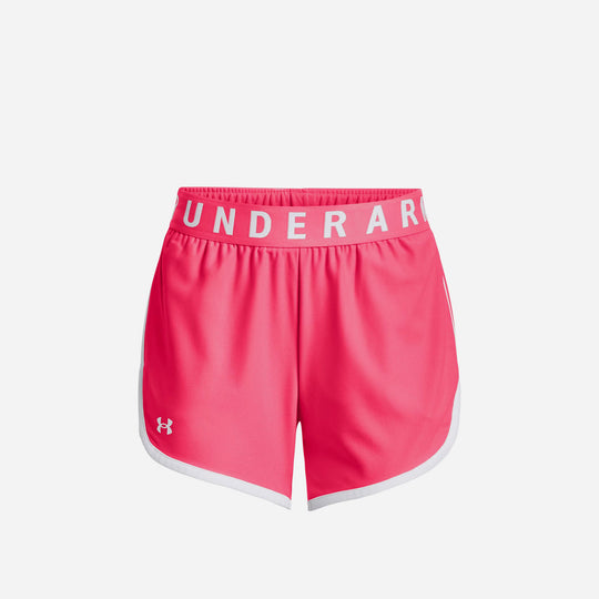 Women's Under Armour Play Up 5" Shorts - Pink