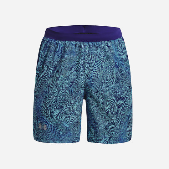 Men's Under Armour Launch 7'' Printed Shorts - Blue