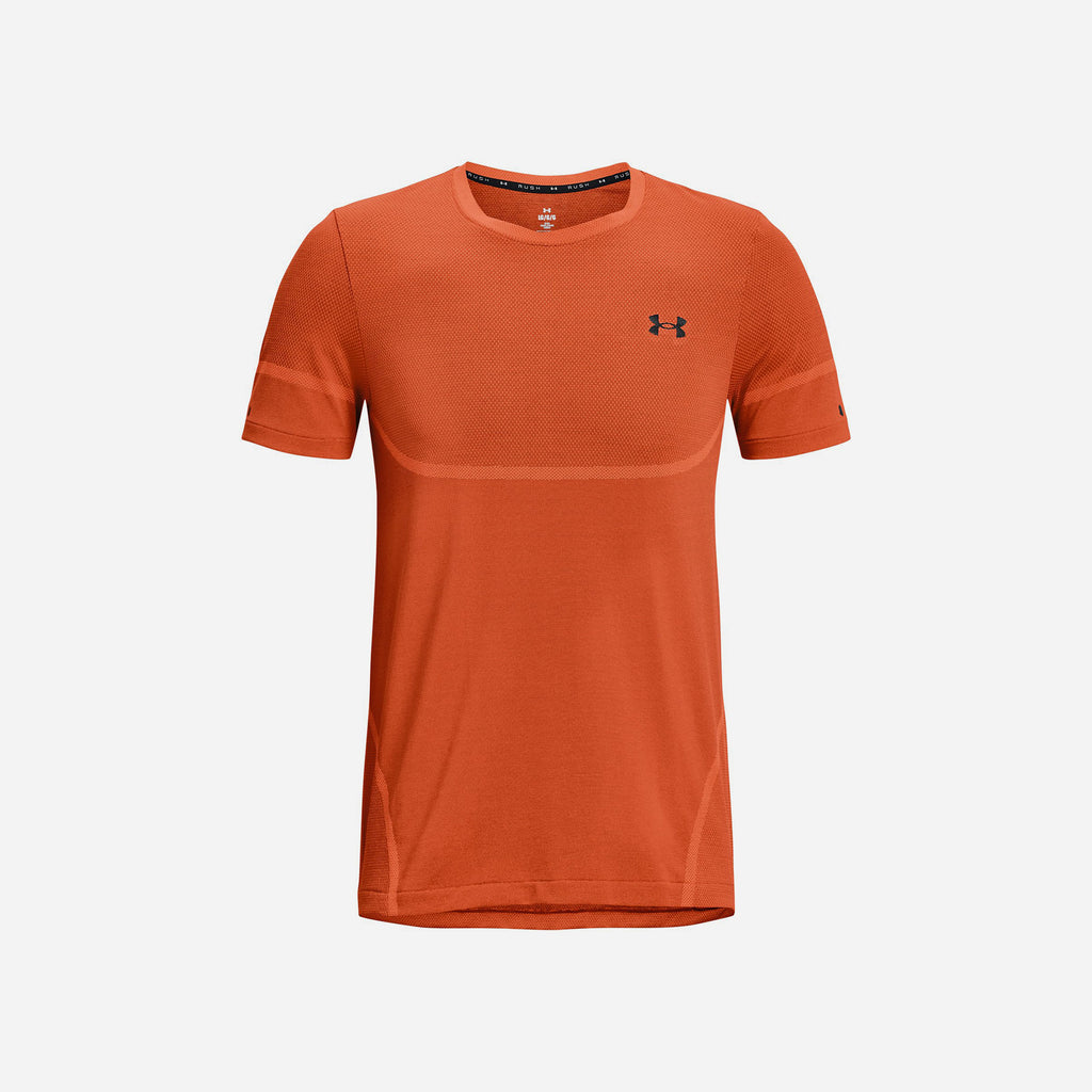 Mens orange under armour cheap t shirt