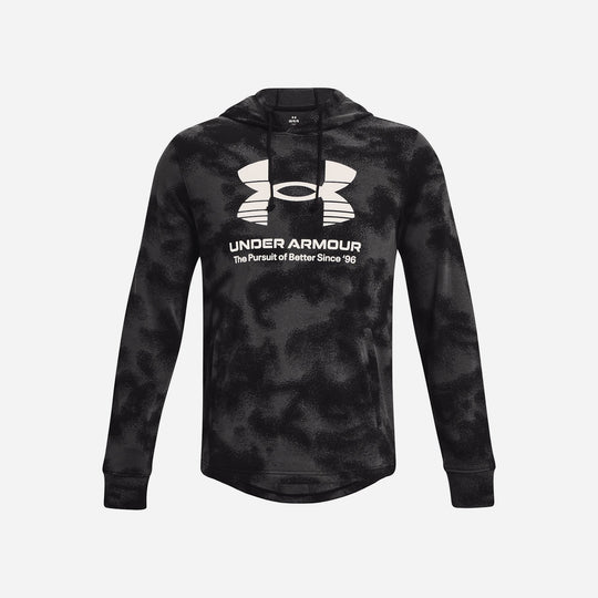 Men's Under Armour Rival Terry Novelty Hd Training Hoodie - Black