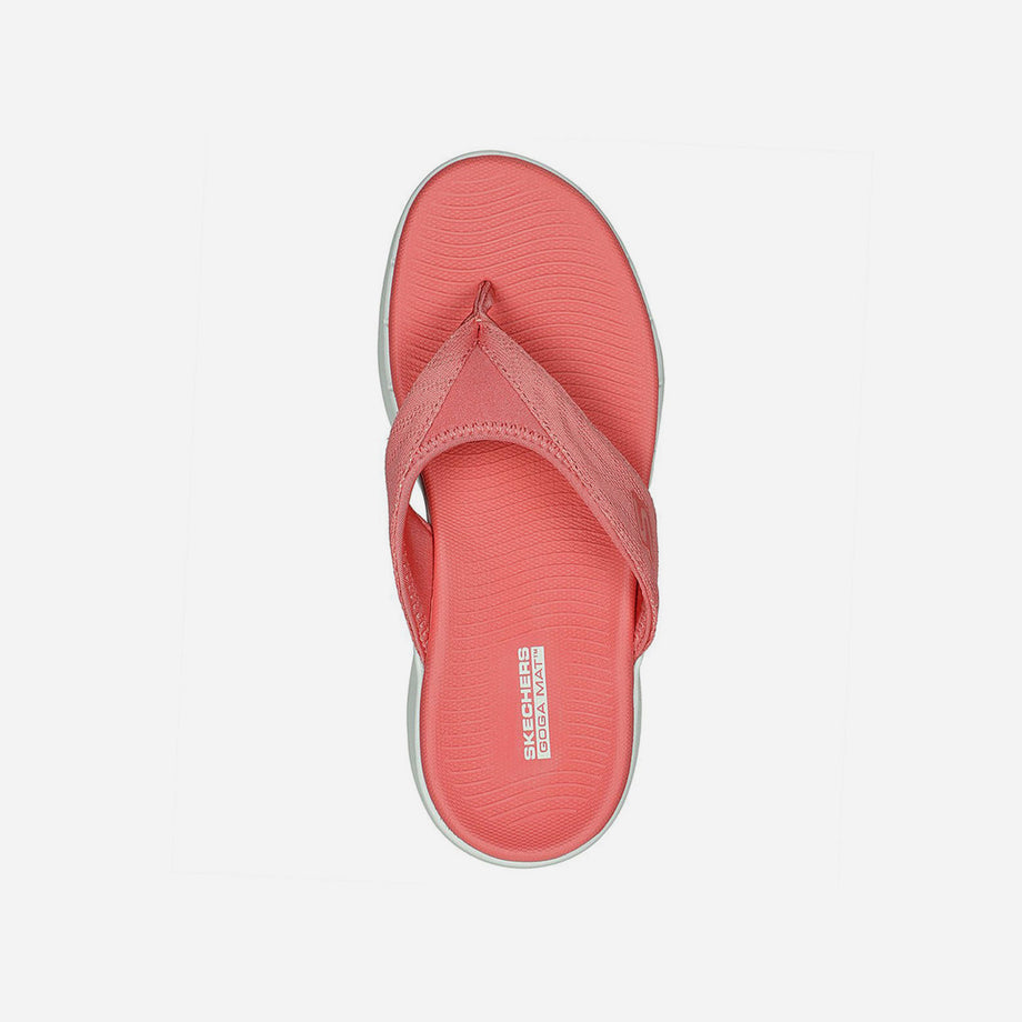 Skechers red flip outlet flops