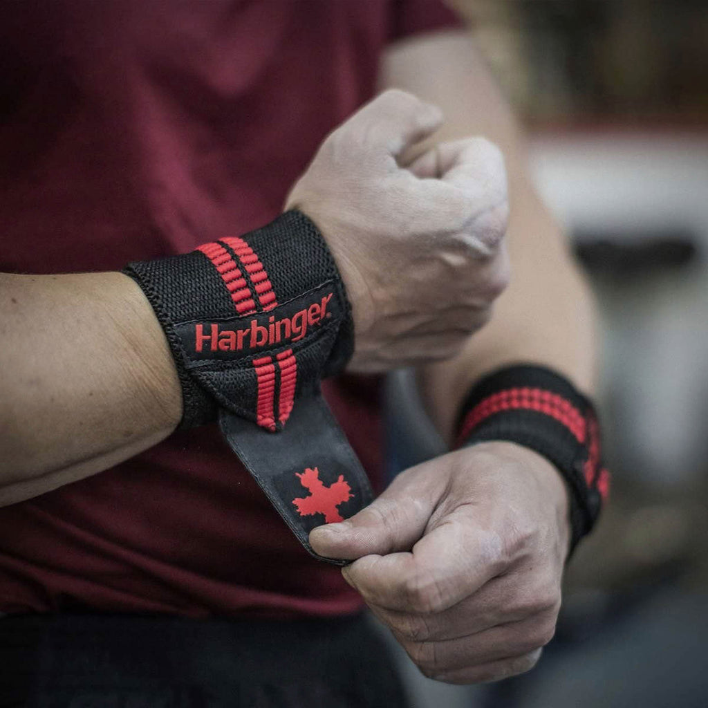 Dụng Cụ Hỗ Trợ Cổ Tay Harbinger Red Line Thumb Loop Wrist Wraps - Supersports Vietnam