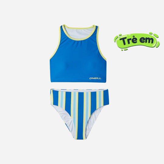 Girls' O'Neill Brights Sporty Swim Top - Blue