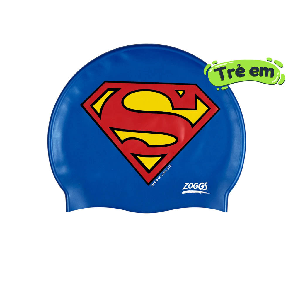 Nón Bơi Trẻ Em Zoggs Superman Silicone Cap - Supersports Vietnam