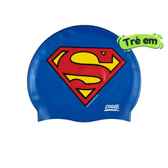 Nón Bơi Trẻ Em Zoggs Superman Silicone Cap - Supersports Vietnam