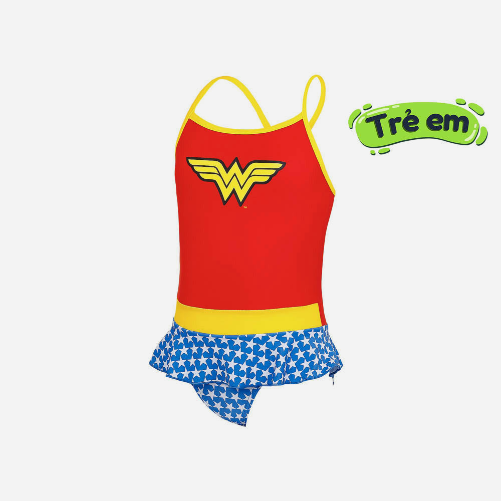Đồ Bơi Bé Gái Zoggs Wonderwoman - Đỏ - Supersports Vietnam