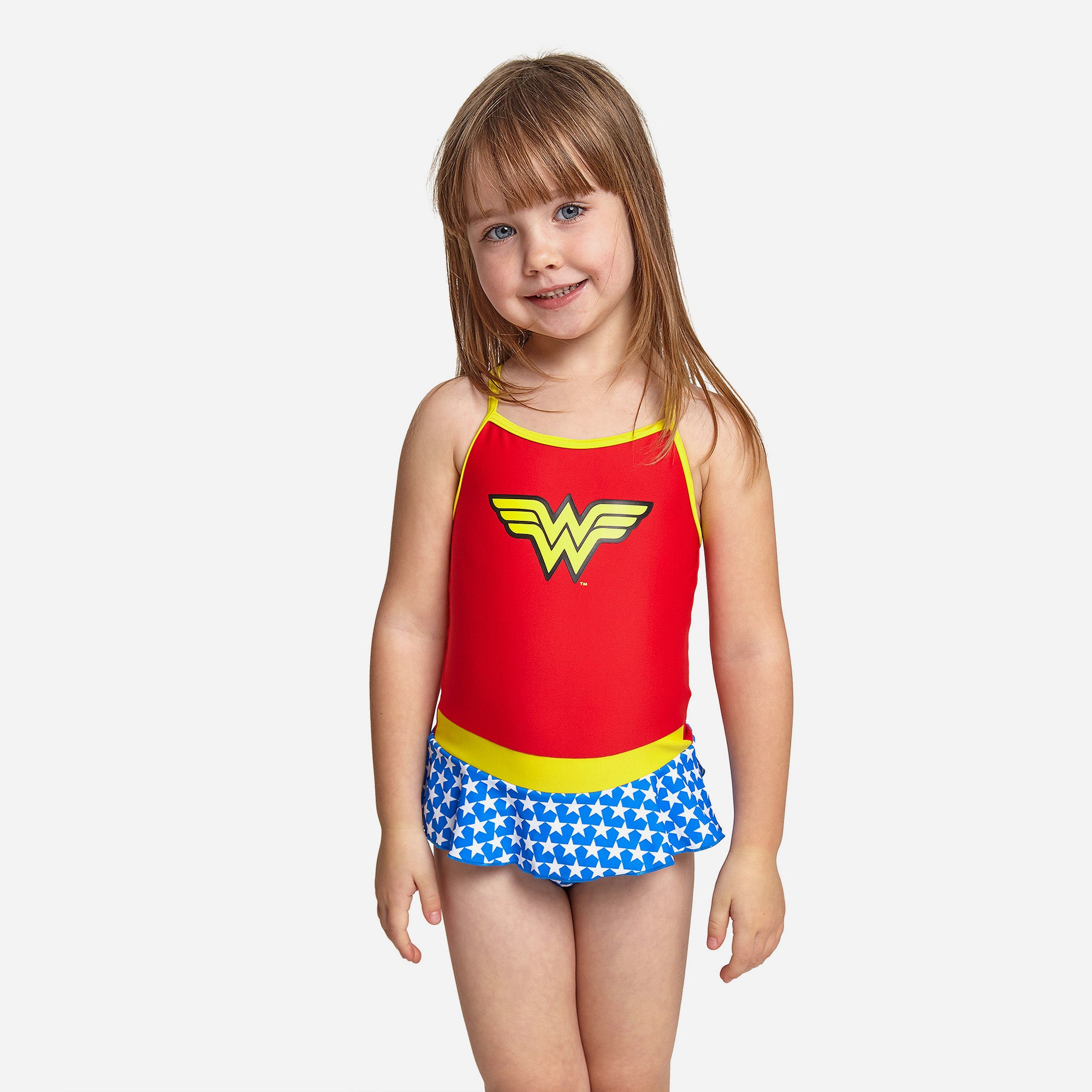 Đồ Bơi Bé Gái Zoggs Wonderwoman - Đỏ - Supersports Vietnam