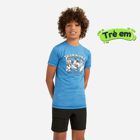 Boys' O'Neill Hybrid Teamwork T-Shirt - Blue