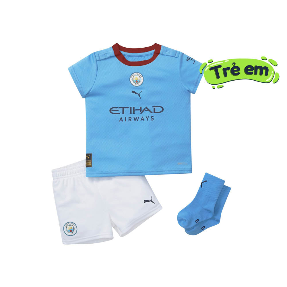 Bộ Quần Áo Vớ Trẻ Em Puma Man City Fc Sân Nhà Babykit - Supersports Vietnam