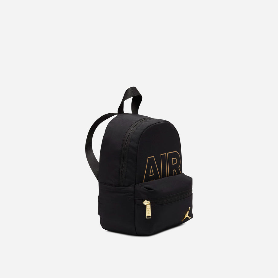 Black and gold jordan backpack hot sale