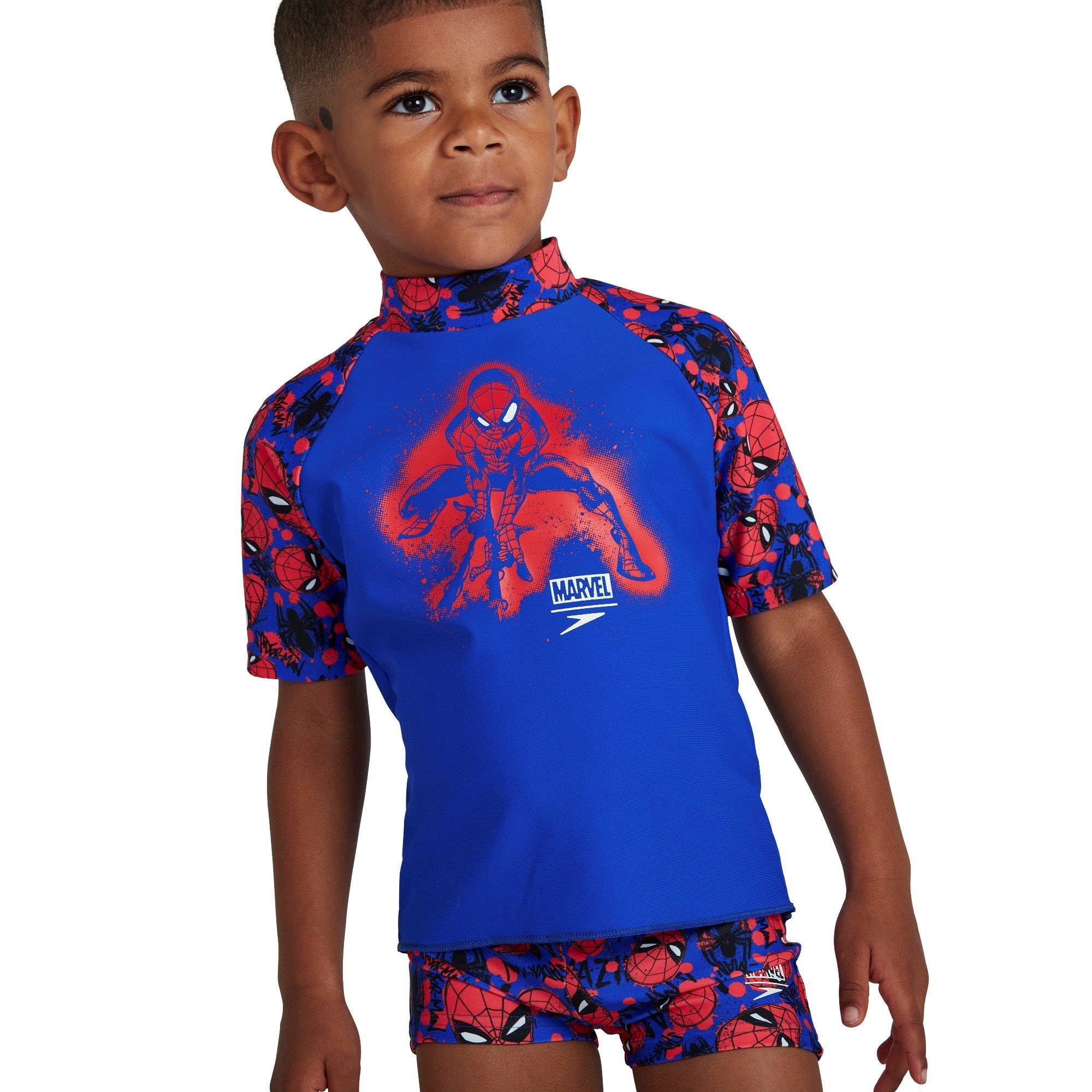 Áo Bơi Chống Nắng Trẻ Em Speedo Spider-Man Sun Top - Supersports Vietnam