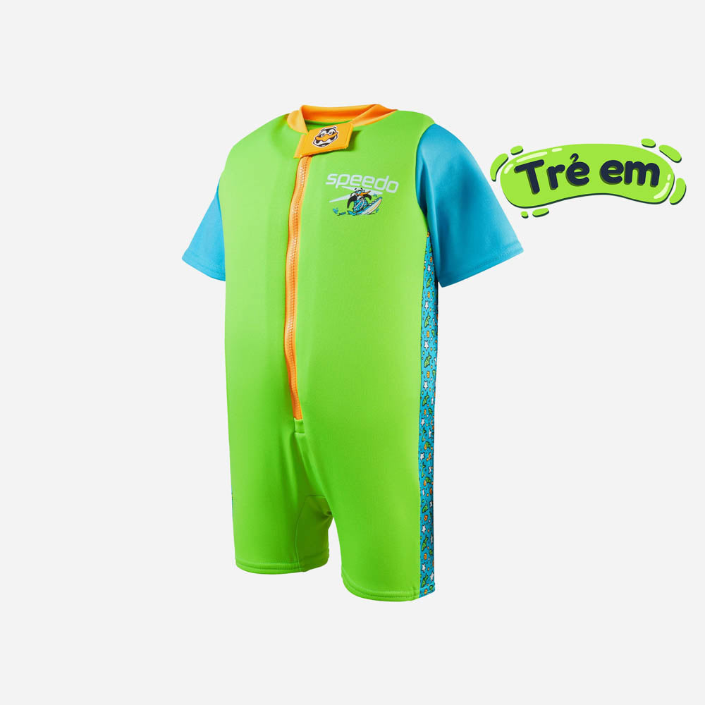 Áo Phao Trẻ Em Speedo Printed Float Suit Iu Green/Blue - Supersports Vietnam
