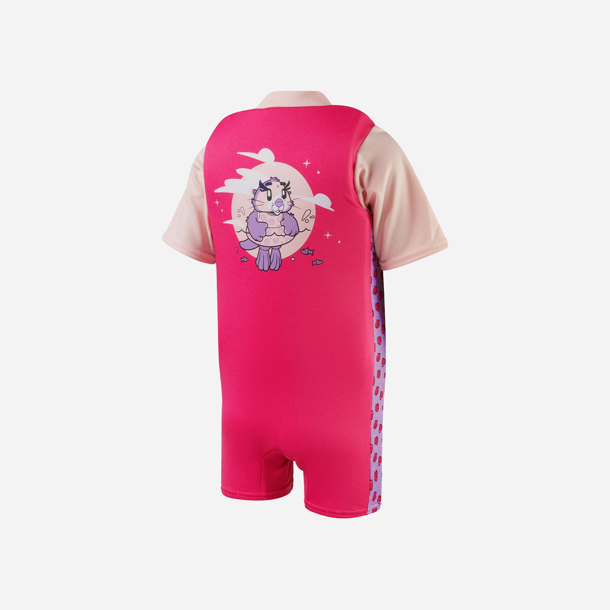 Áo Phao Trẻ Em Speedo Printed Float Suit Iu Pink/Purple - Supersports Vietnam