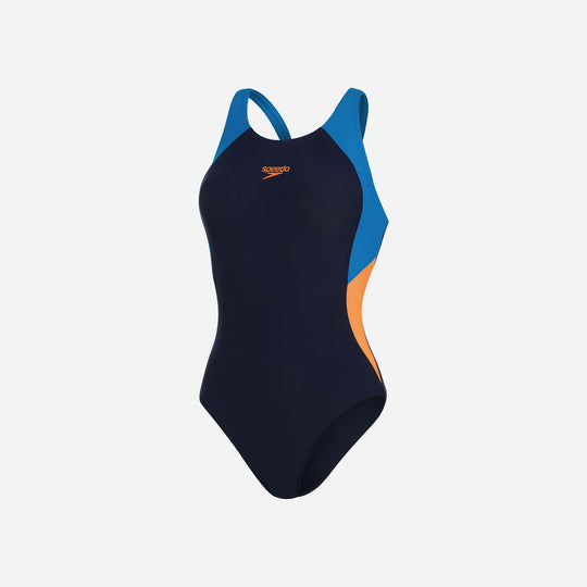 Đồ Bơi Một Mảnh Nữ Speedo Colourblock Splice Muscleback - Đen