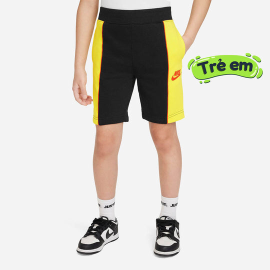 Boys' Nike "Let's Be Real" French Terry Shorts - Black