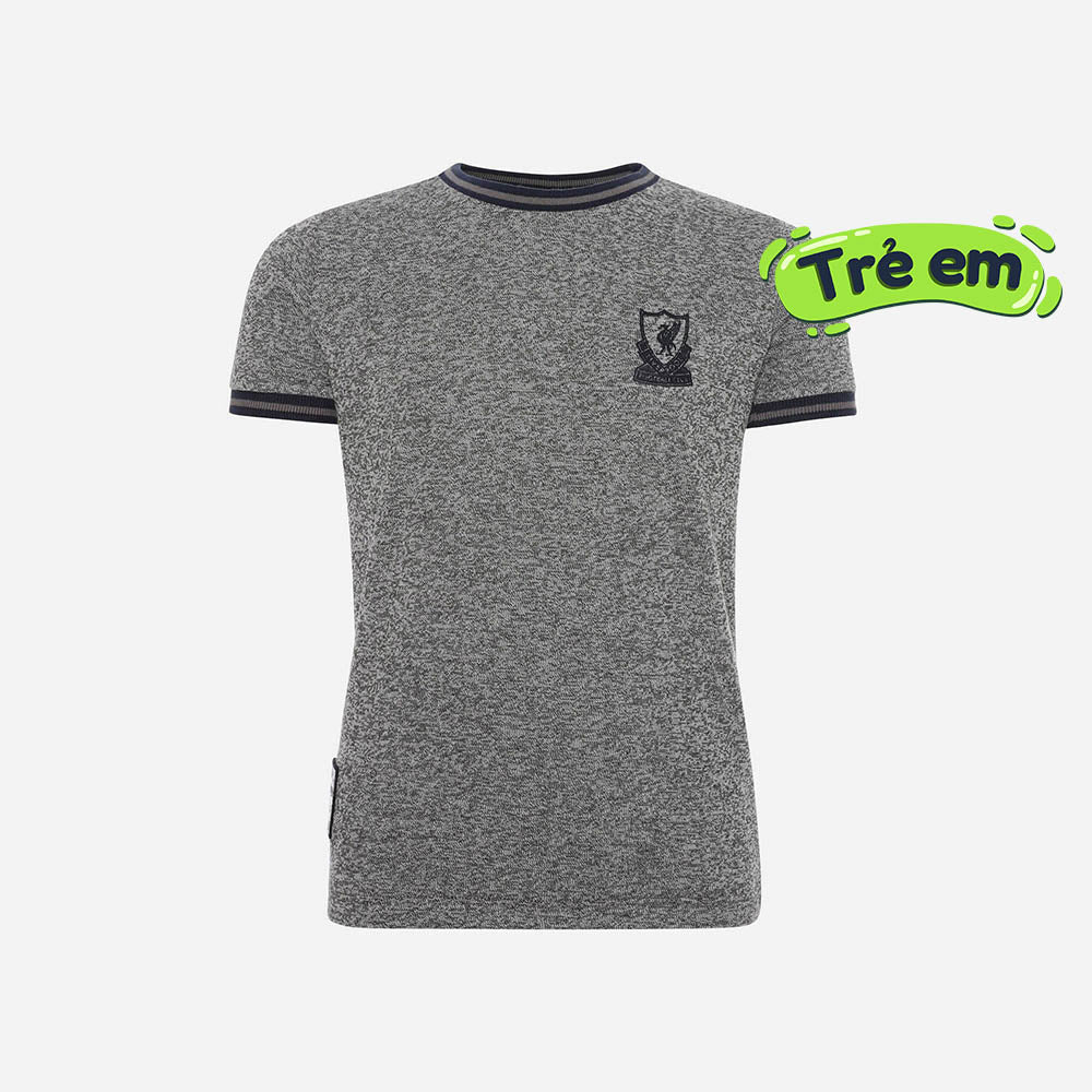 Áo Thun Bé Trai Lfc Charcoal Knitted Crest - Supersports Vietnam